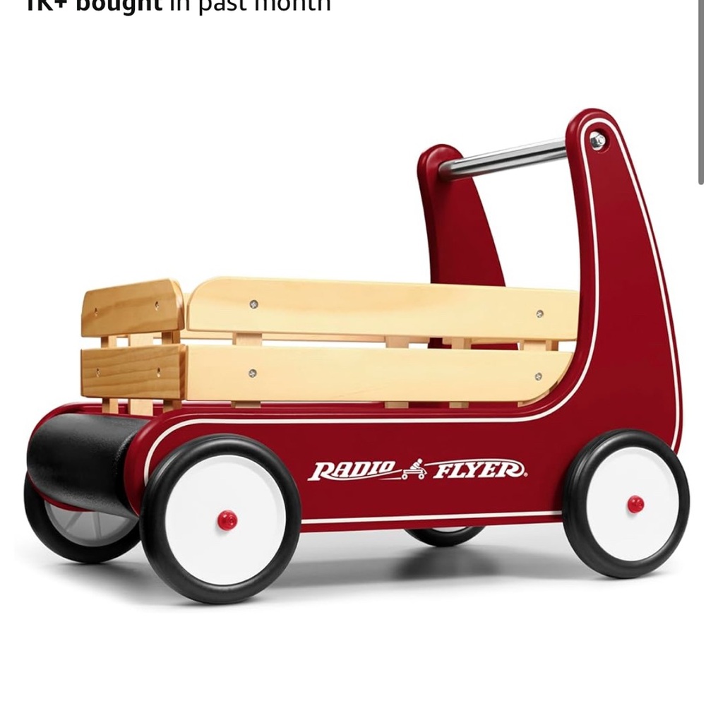 Radio flyer walker new in box never used, box is open but untouched